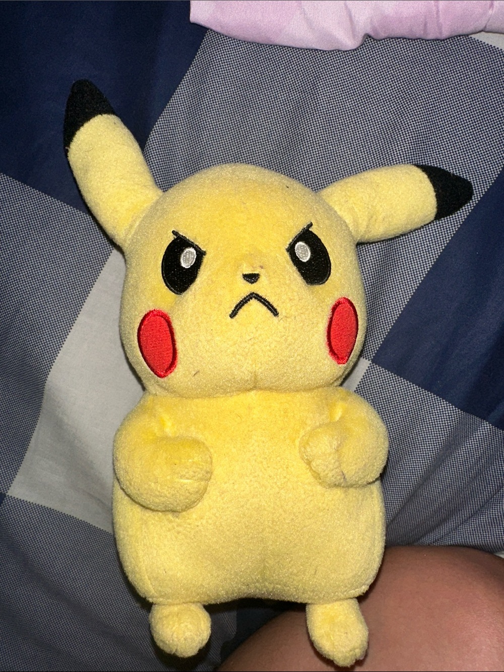 Pokemon Plush Pikachu - Yellow with Red Cheeks and Black Ear Tips